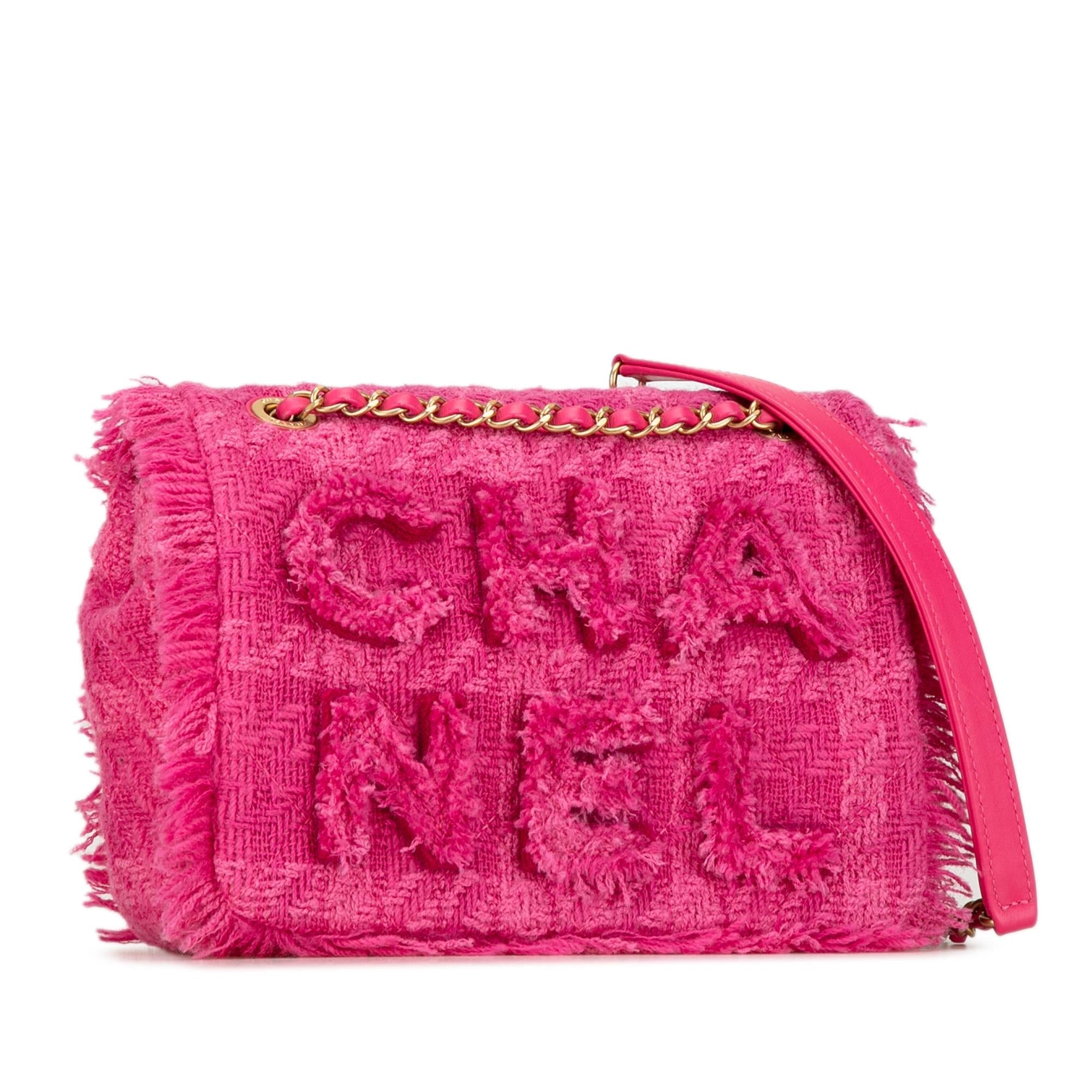 Chanel Wool Tweed Giant Logo Flap - Product Image 2