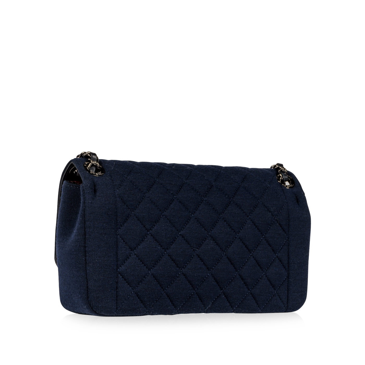 Classic Flap Bag – Jersey Fabric – Navy