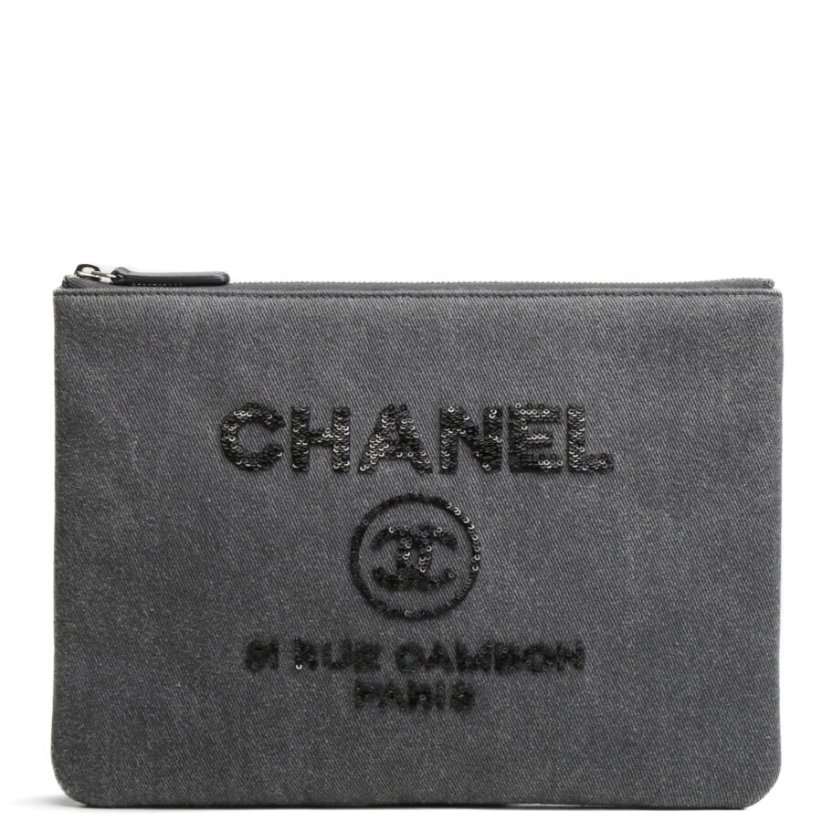 Chanel Deauville Gray Sequin Handbag | Studio Nafay