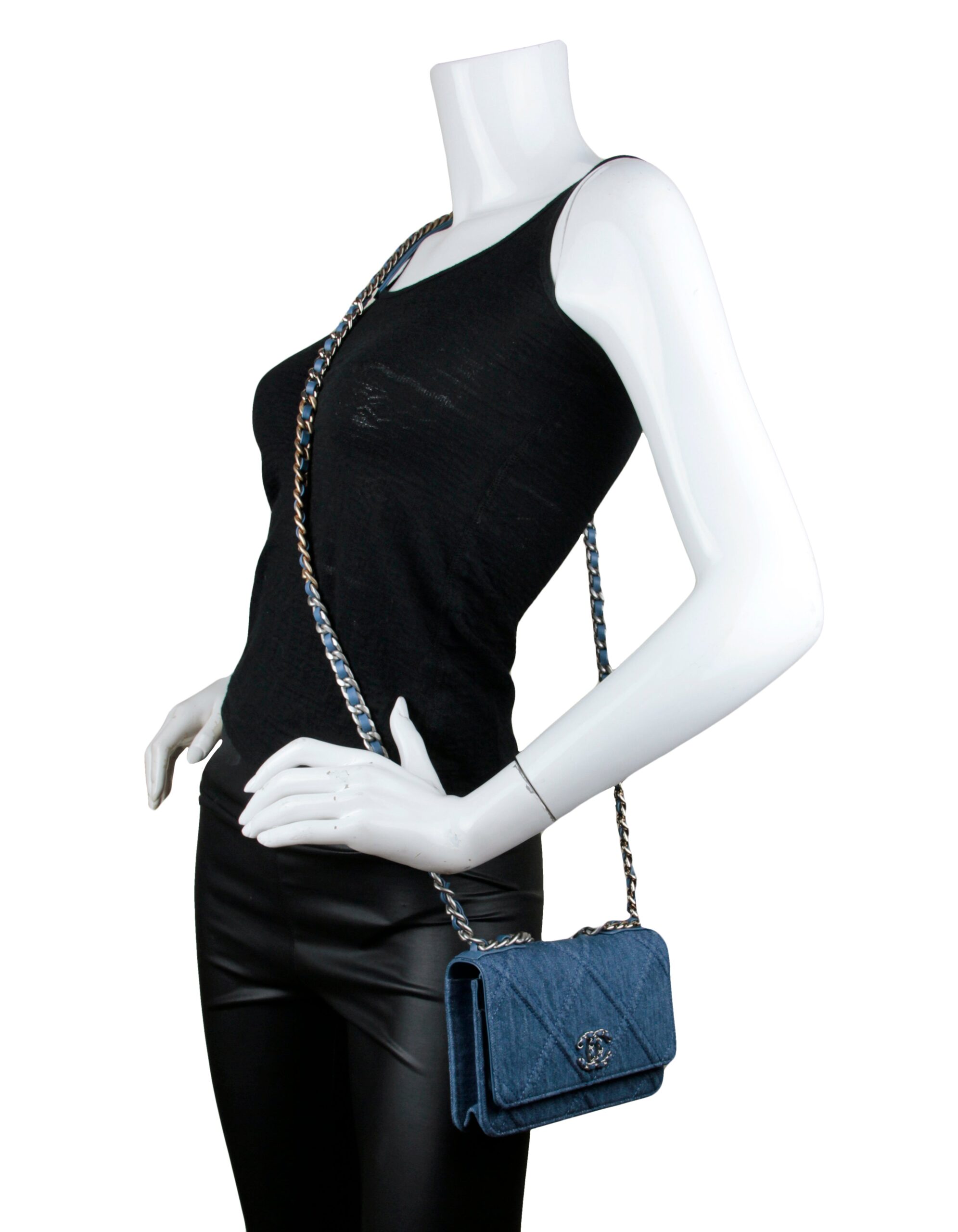 Chanel Quilted 19 WOC Crossbody Bag