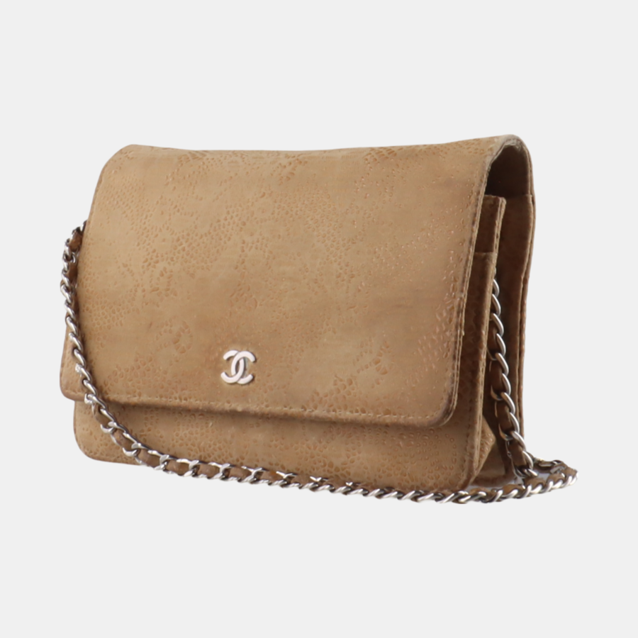 Chanel WOC Suede Beige Crossbody | Studio Nafay