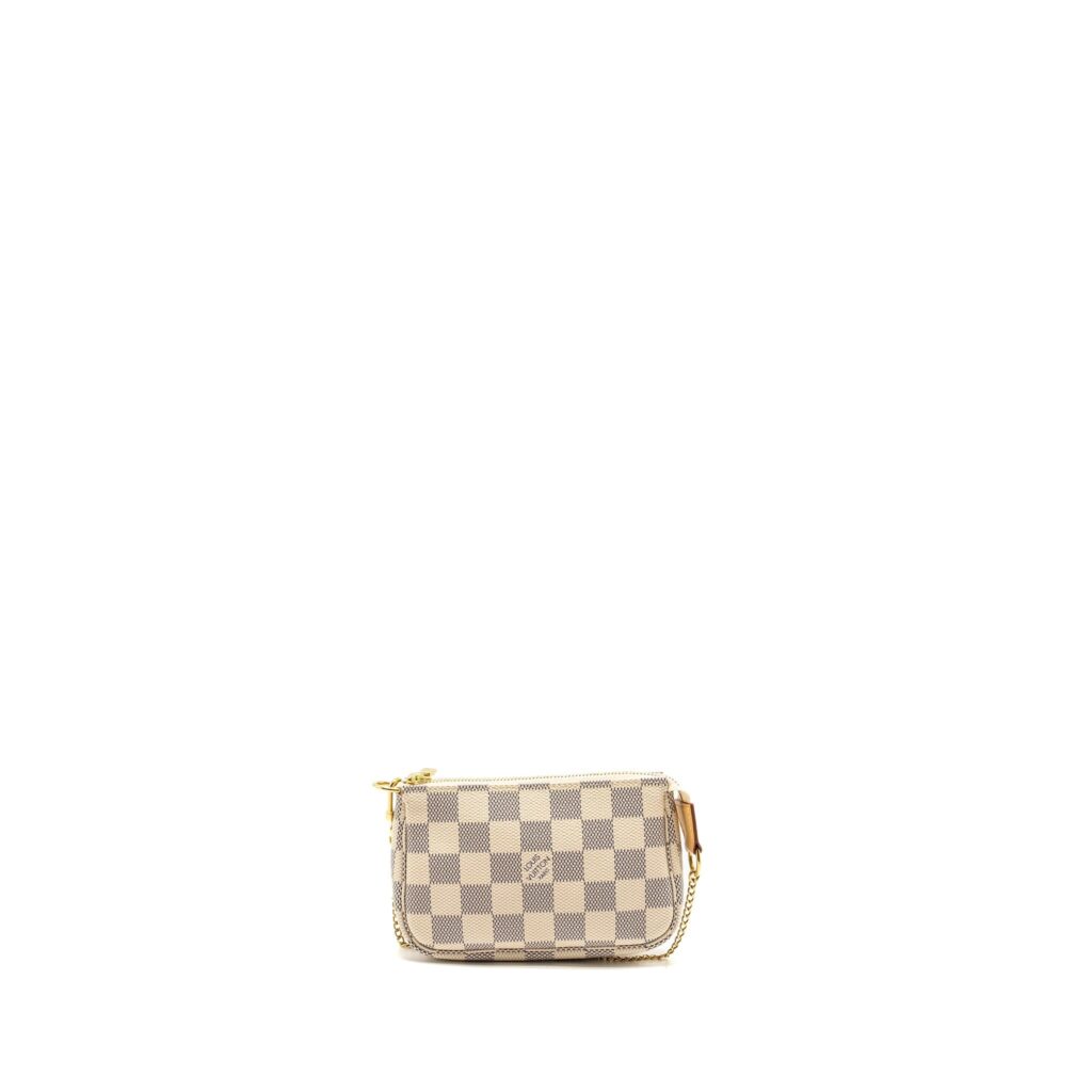 Louis Vuitton Mini Pochette Accessories Damier Azur Canvas GHW - Product Image 2