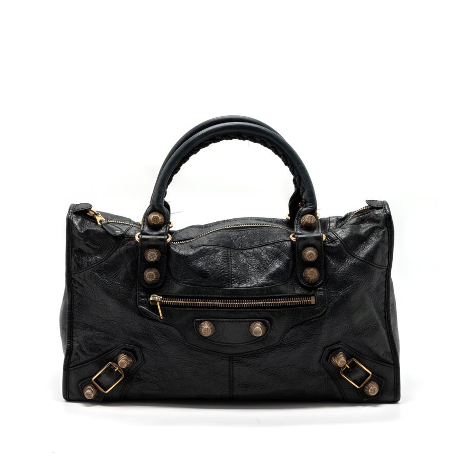 Balenciaga G21 Work Bag Leather black GHW | Studio Nafay