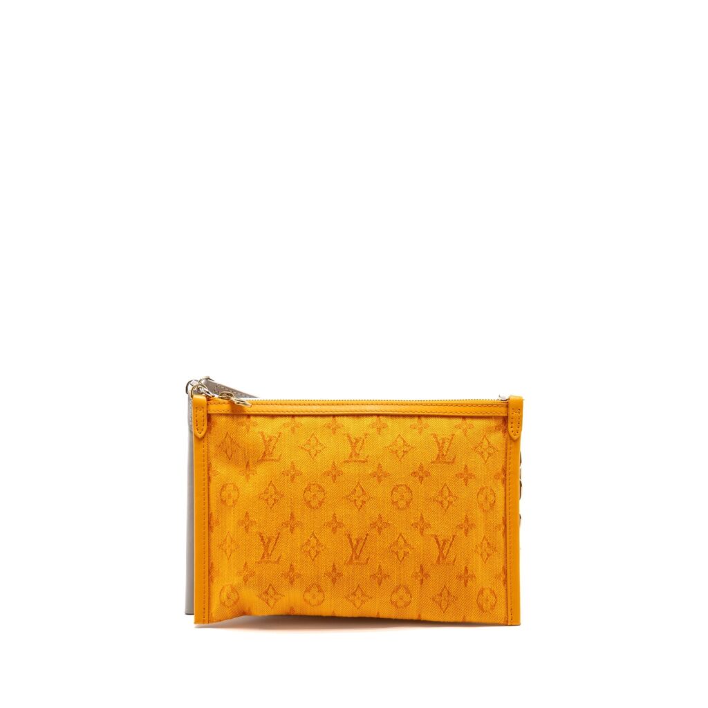 Louis Vuitton Double Flat Messenger Shoulder Bag Canvas/Denim Multicolour Silver/Gold Hardware - Product Image 2