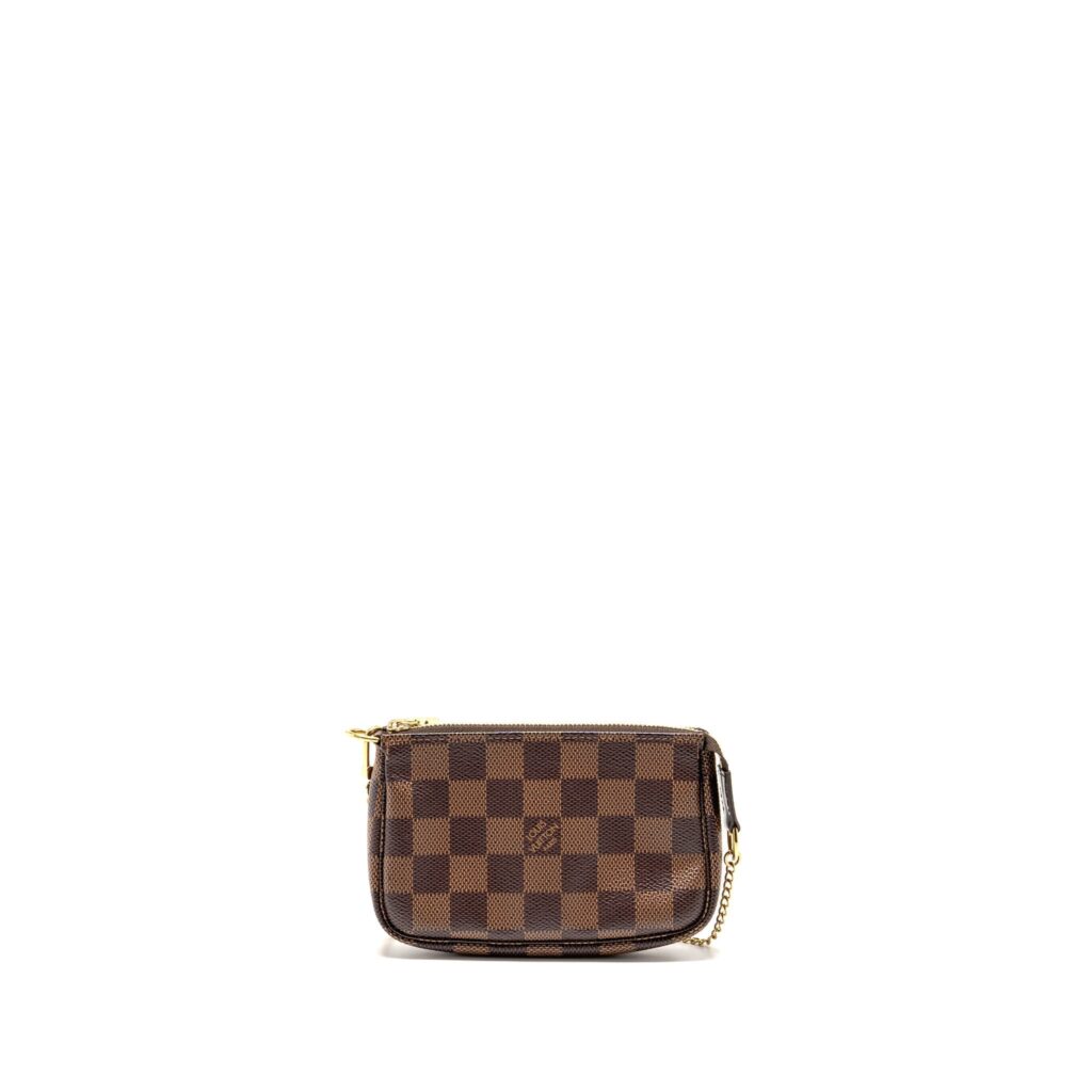 Louis Vuitton Mini Pochette Accessories Damier Ebene Canvas GHW - Product Image 2