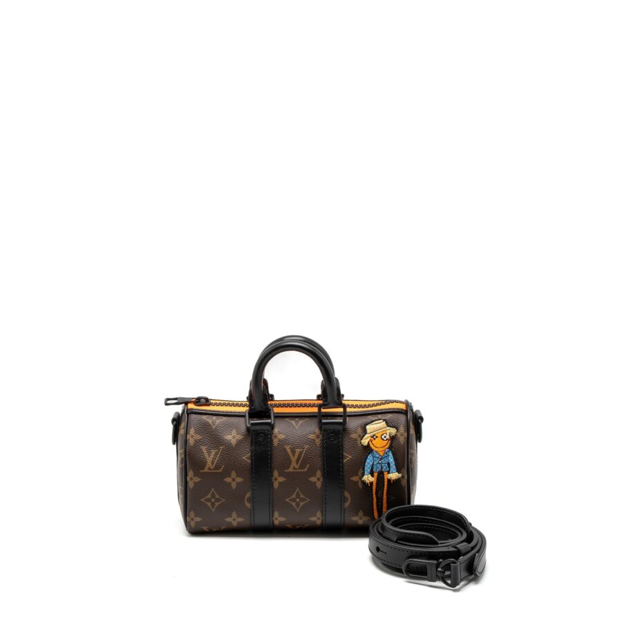 Louis Vuitton Keepall XS Zoom with Friends Monogram Canvas Black Hardware (New Version) | Studio Nafay