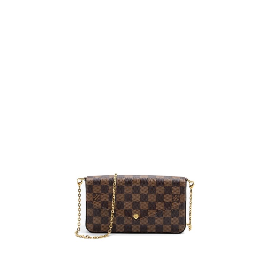 Louis Vuitton Felicie pochette Damier Ebene canvas GHW | Studio Nafay