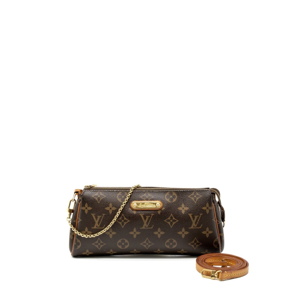 Louis Vuitton Eva Pochette Bag Monogram Canvas GHW | Studio Nafay