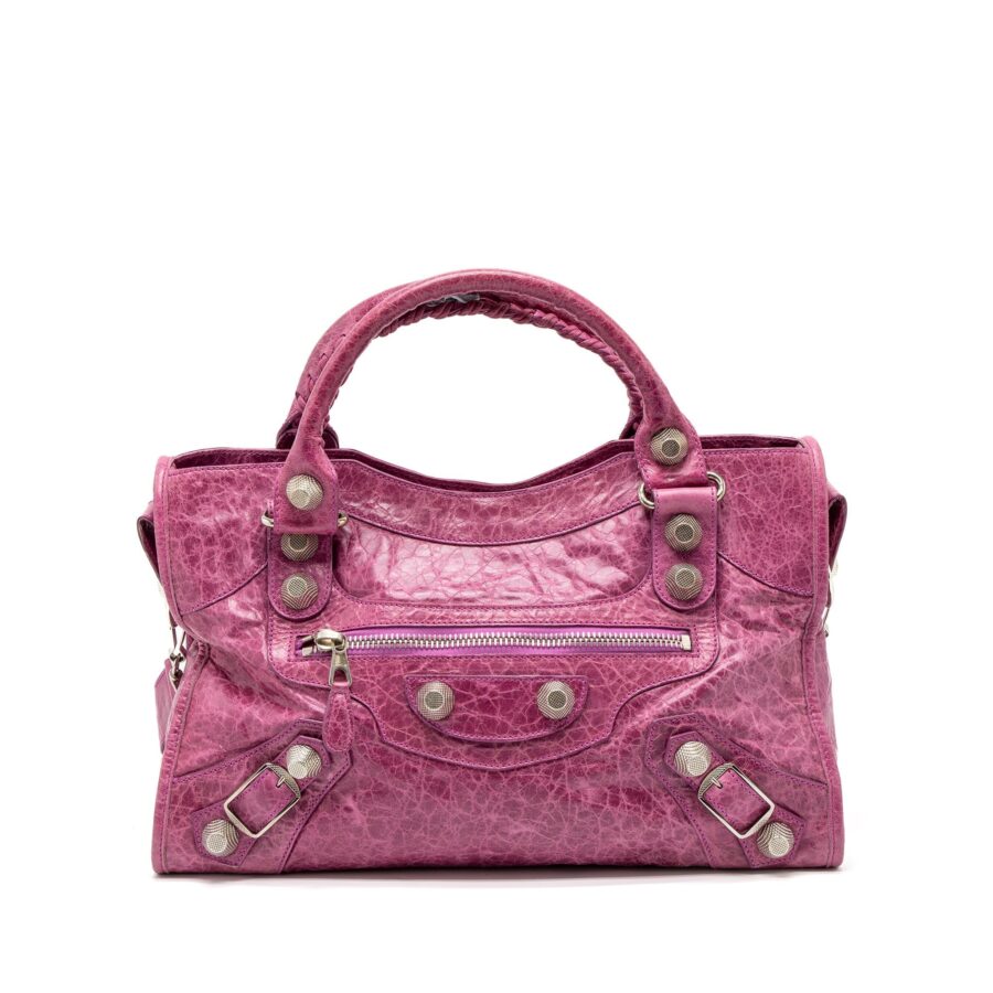 Balenciaga Giant City Bag Pink SHW | Studio Nafay
