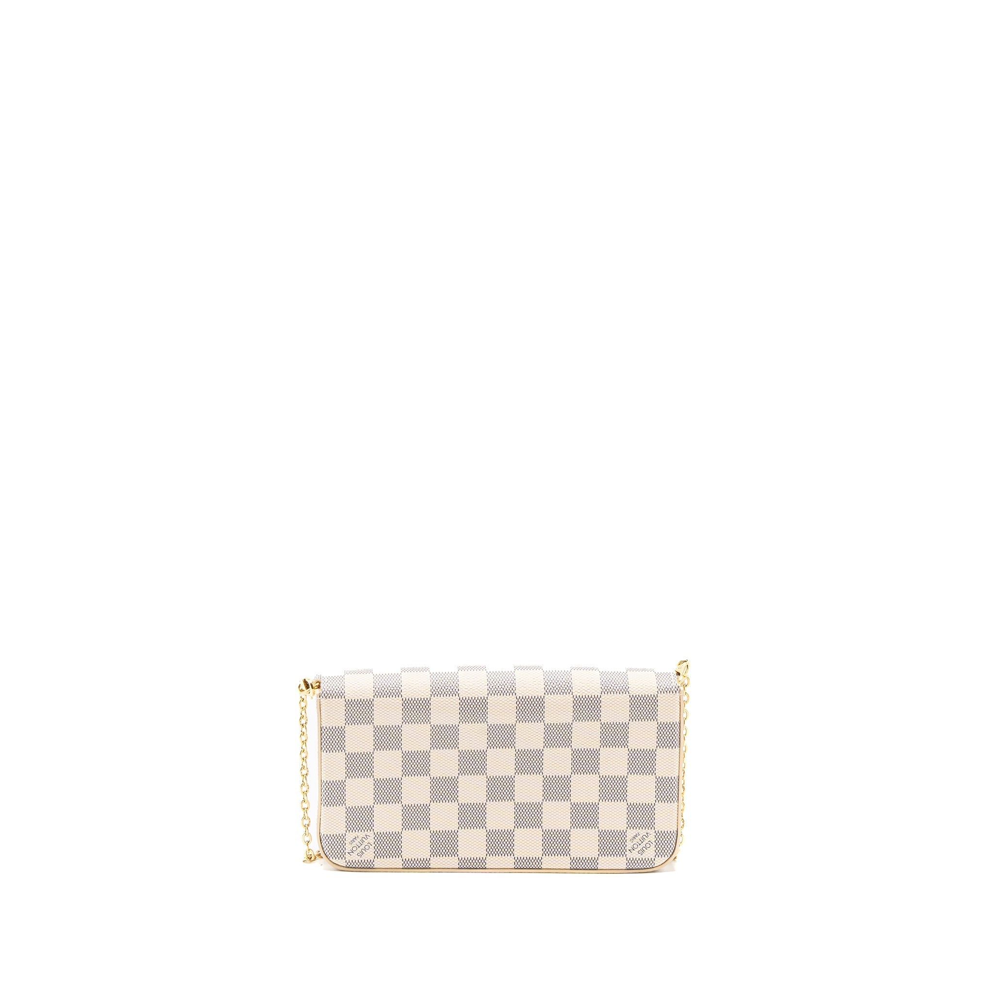 Louis Vuitton Felicie Pochette Damier Azur Canvas GHW
