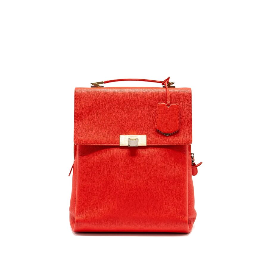 Balenciaga backpack calfskin red GHW | Studio Nafay