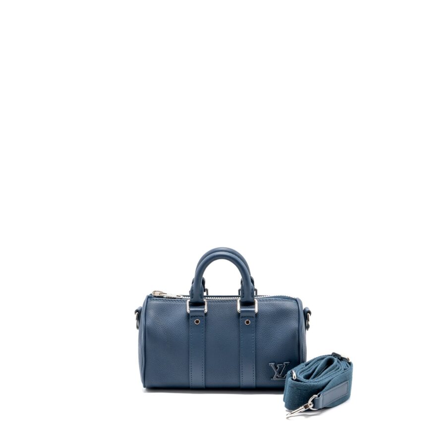 Louis Vuitton Keepall XS Calfskin Blue SHW (New Version) | Studio Nafay