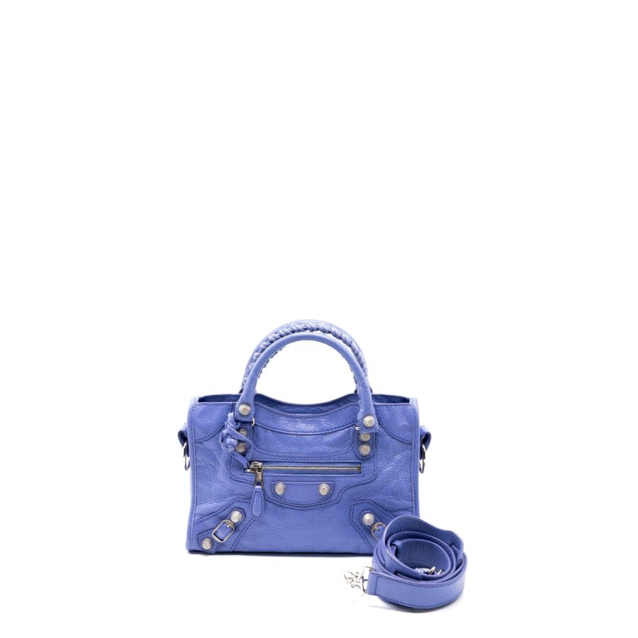 Balenciaga mini city bag light purple SHW | Studio Nafay