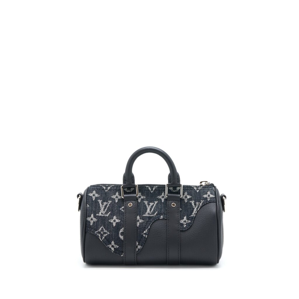 Louis Vuitton Keepall XS Denim Black/Leather SHW - Product Image 2
