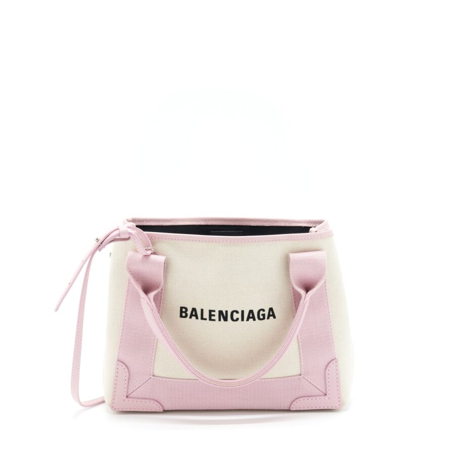 Balenciaga Canvas Cabas Bag Pink SHW | Studio Nafay