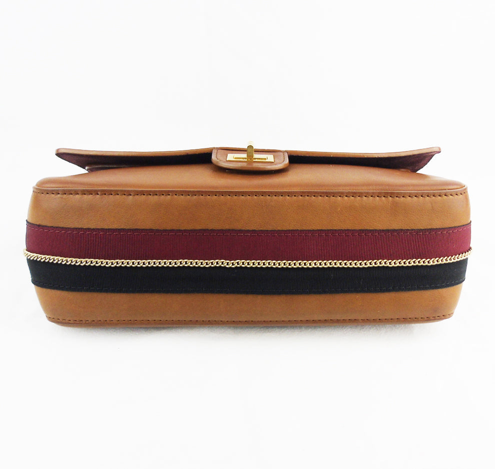CHANEL Classic Reissue Tan Medallion Messenger Collection