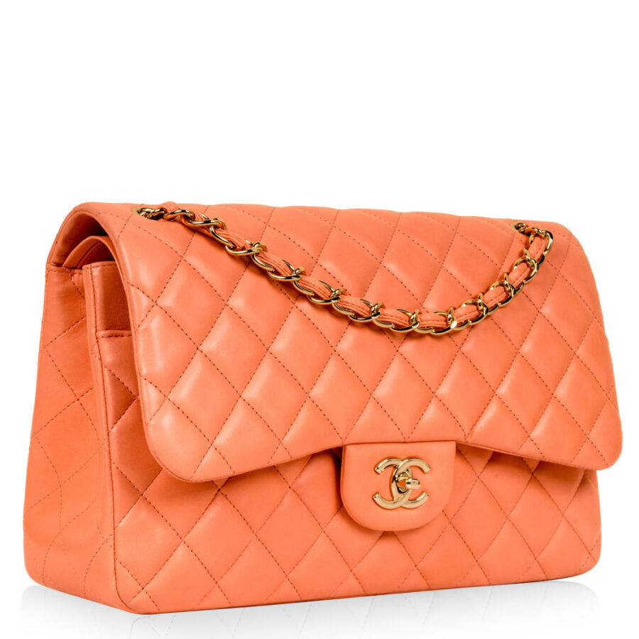 Classic Flap Bag - Jumbo - Peach | Studio Nafay