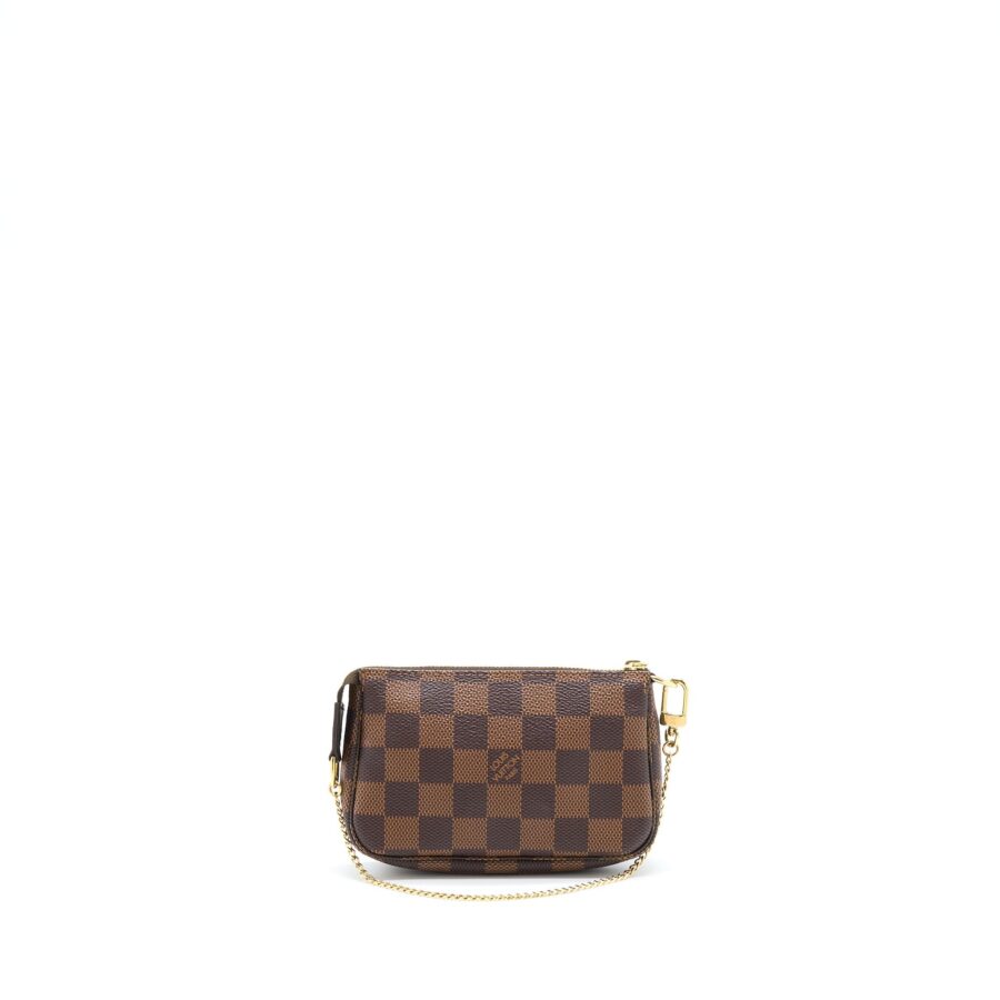 Louis Vuitton Mini Pochette Accessories Damier Ebene GHW | Studio Nafay