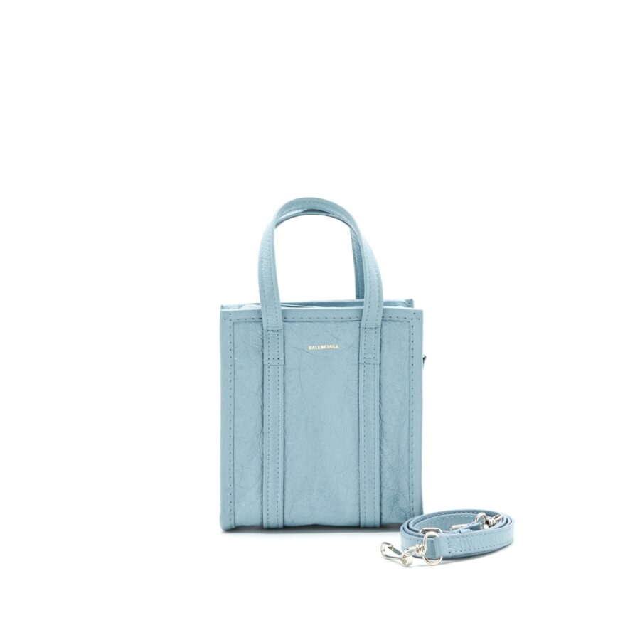 Balenciaga Bazar Shopper XXS light Blue | Studio Nafay