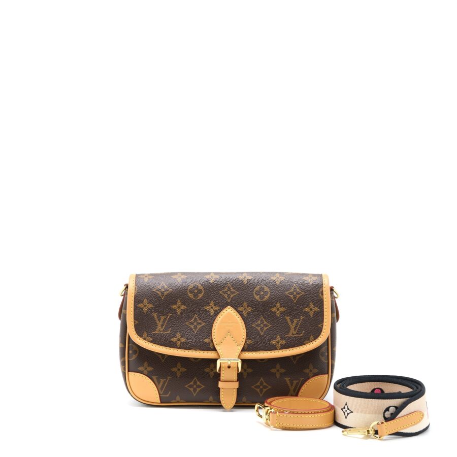 Louis Vuitton Diane Bag Monogram Canvas with Jacquard Strap GHW (New Version) | Studio Nafay