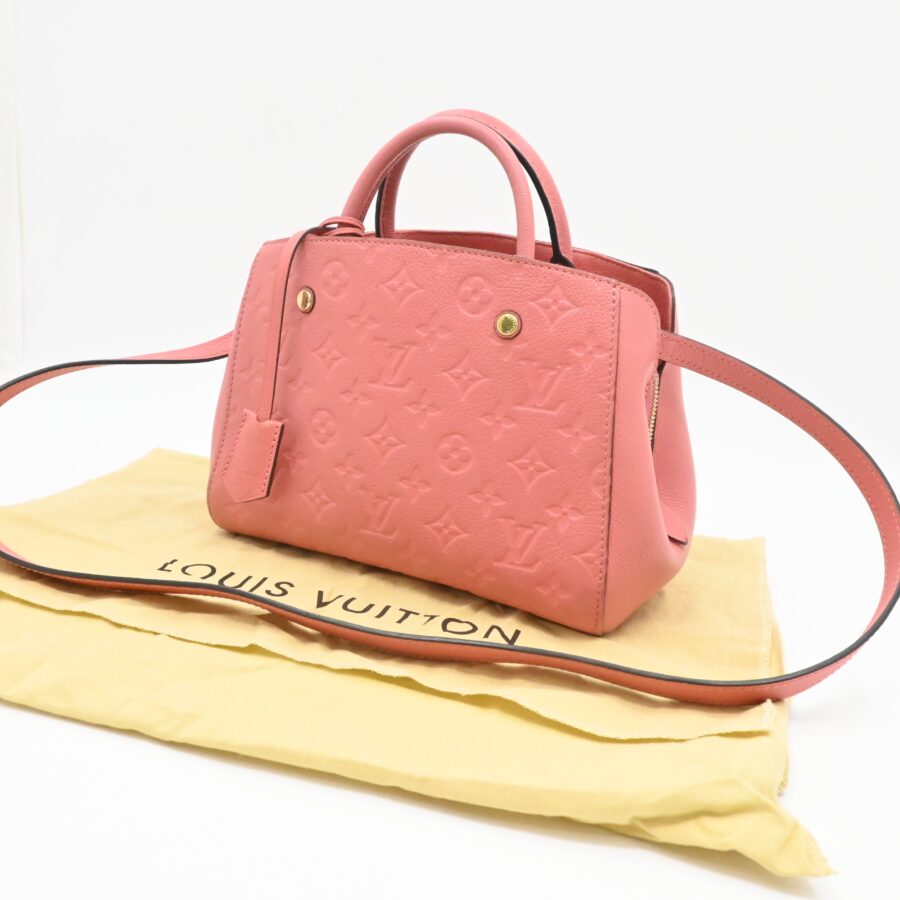 Louis Vuitton Montaigne BB in Pink Empreinte Leather | Studio Nafay