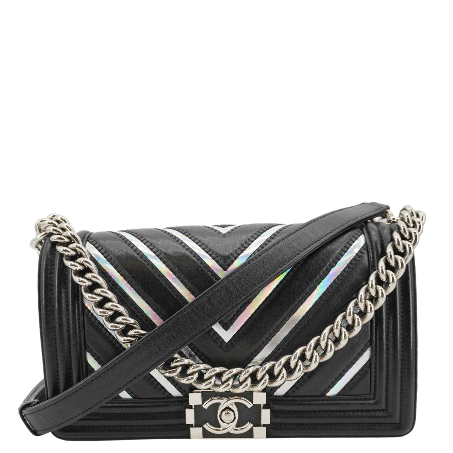 Chanel Leather Black Crossbody Bag Style 9