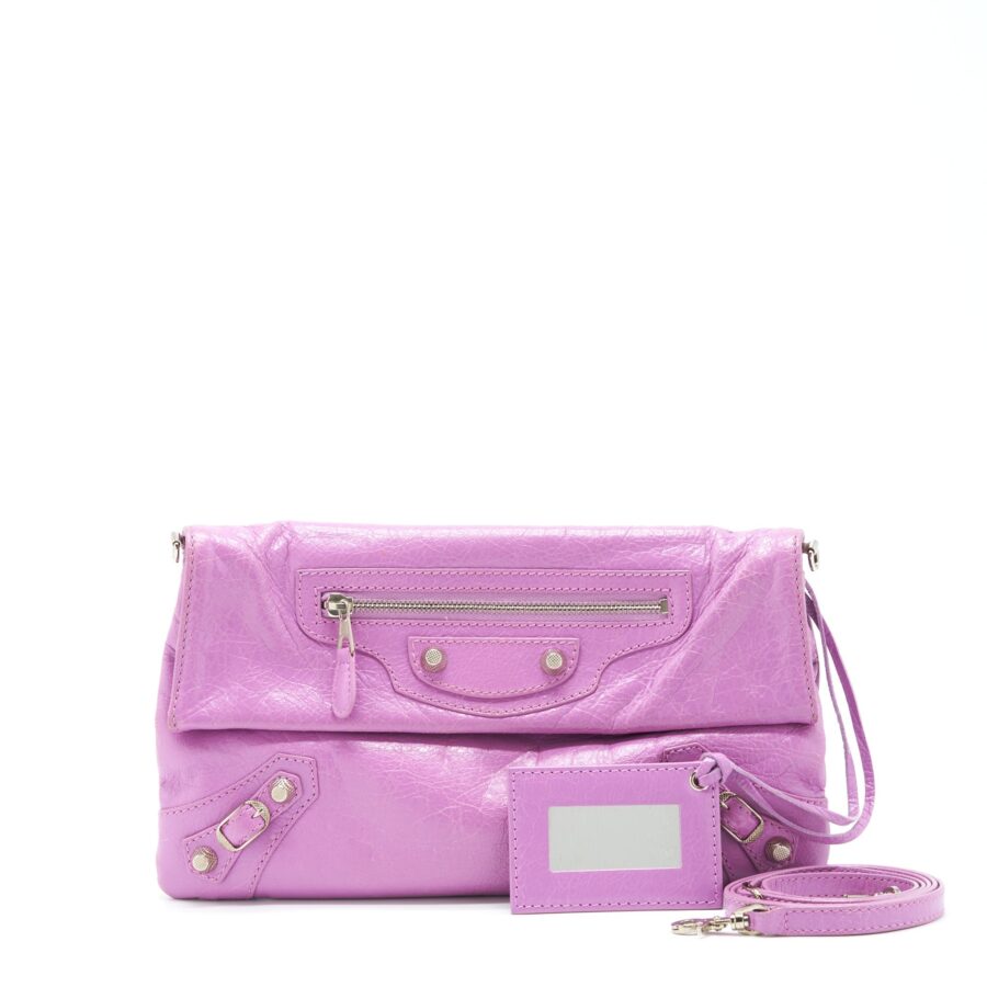 Balenciaga Classic Crossbody Bag Pink SHW | Studio Nafay