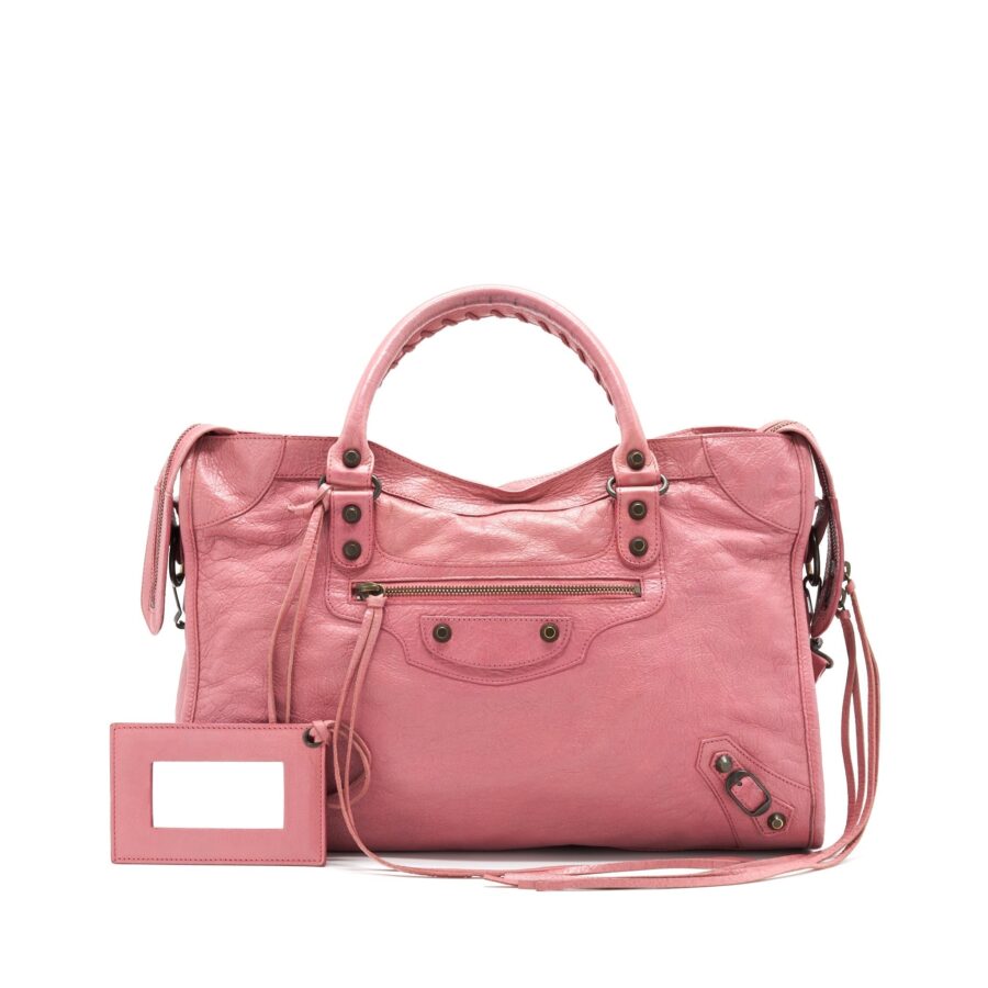 Balenciaga Classic City Bag in Pink | Studio Nafay