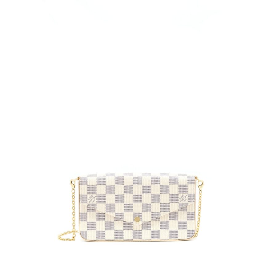 Louis Vuitton Felicie Pochette Damier Azur Canvas | Studio Nafay