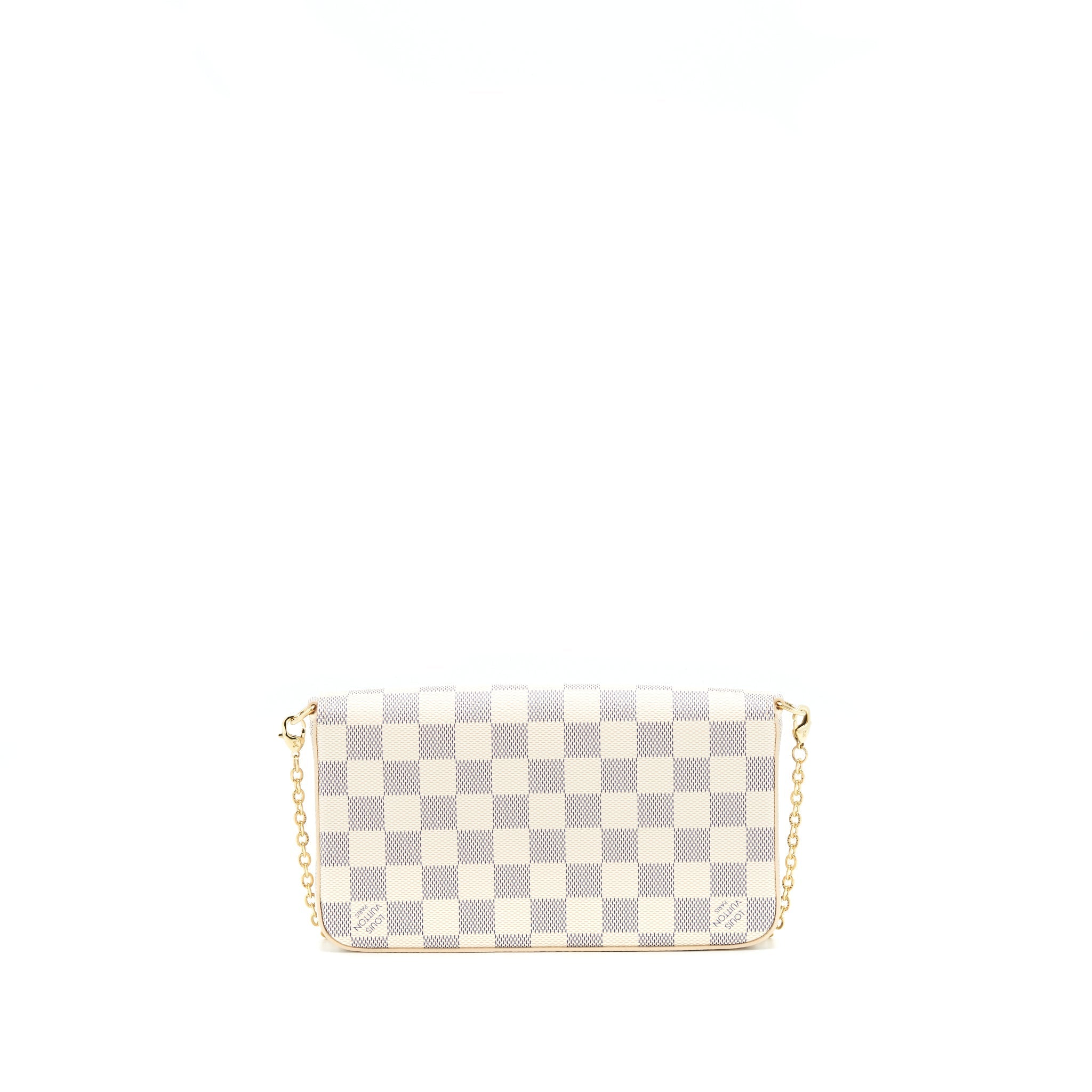 Louis Vuitton Felicie Pochette Damier Azur Canvas