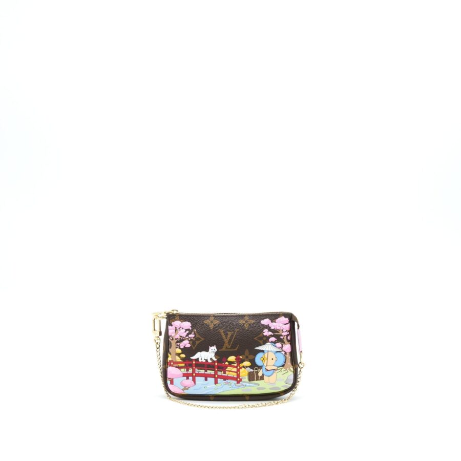 Louis Vuitton Mini Pochette Accessories Christmas Limited Edition Sakura | Studio Nafay