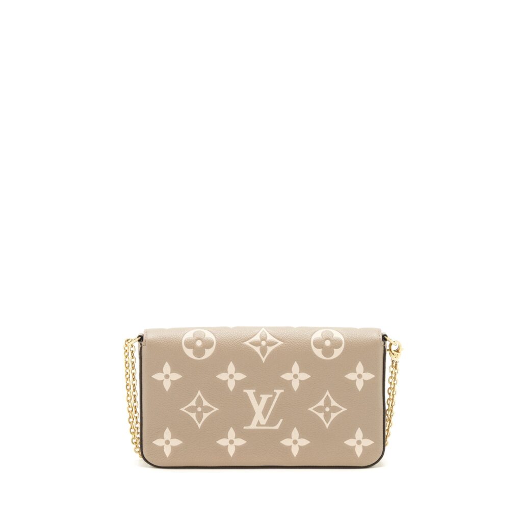 Louis Vuitton Felicie Pochette Tourterelle/Creme GHW - Product Image 2