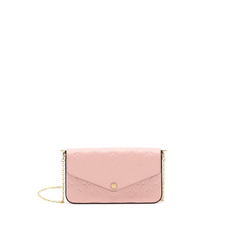 Louis Vuitton Felicia Pochette Monogram Empreinte Rose Pounder GHW | Studio Nafay