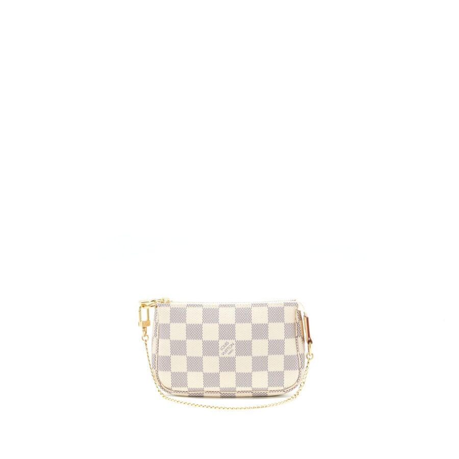 Louis Vuitton mini Pochette accessories damier Azur Canvas | Studio Nafay