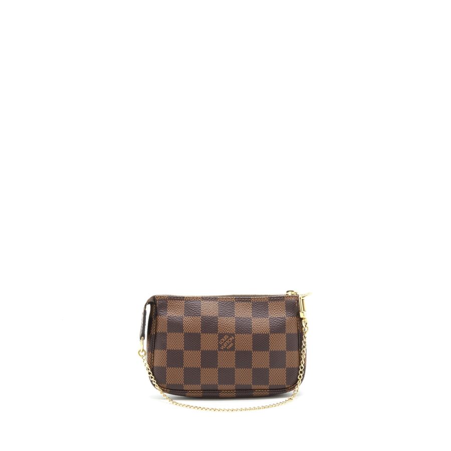 Louis Vuitton mini Pochette accessories damier Ebene Canvas | Studio Nafay