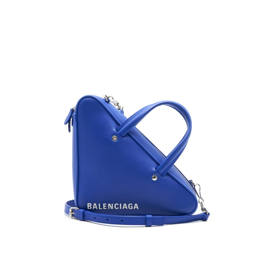 Balenciaga Triangle Duffle XS Bag Blue SHW | Studio Nafay
