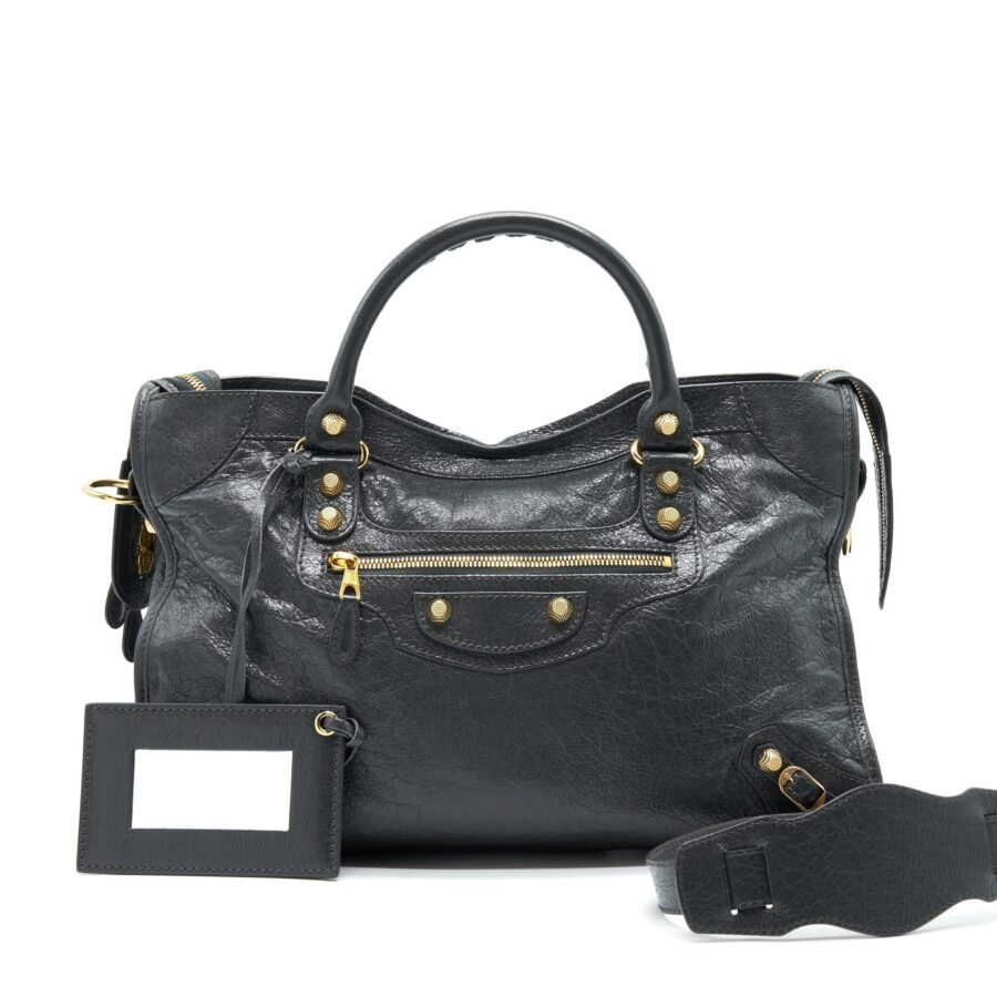 BALENCIAGA GIANT CITY IN DARK GREY GHW | Studio Nafay