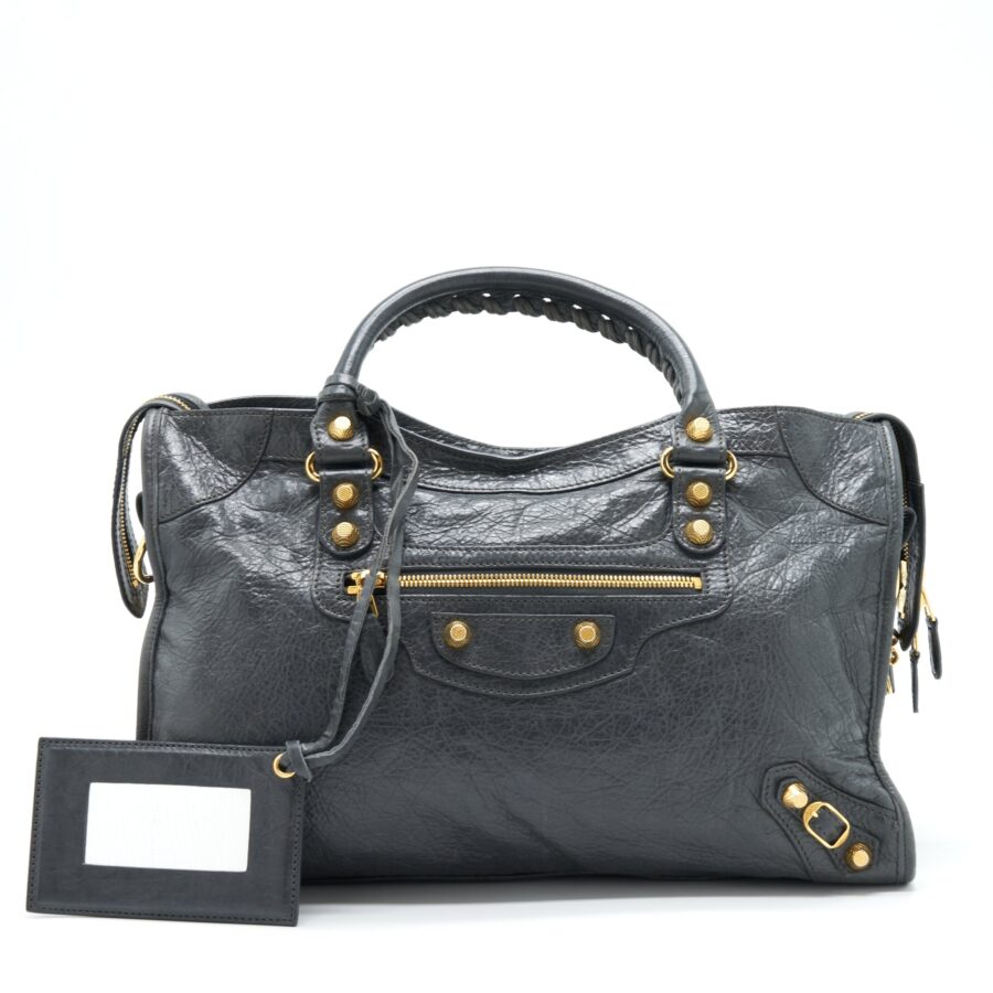 Balenciaga Classic City Bag Grey GHW | Studio Nafay