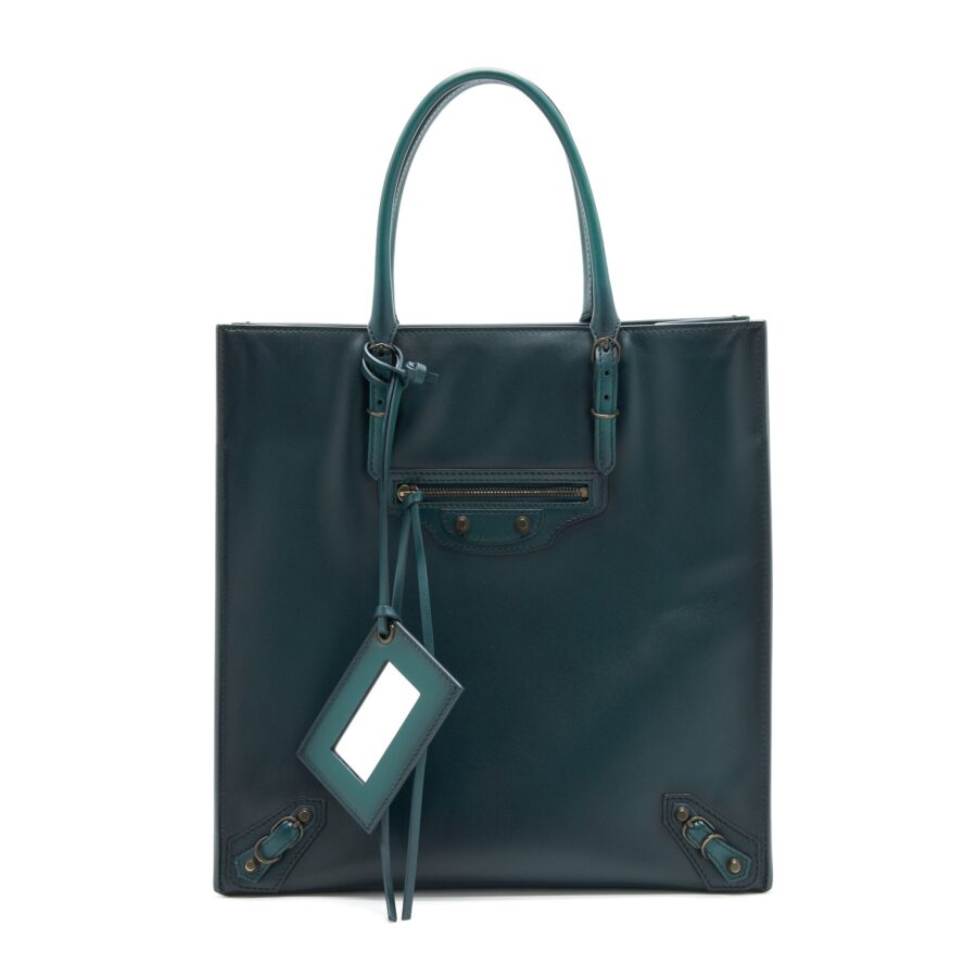 Balenciaga Tote Bag in Deep Green | Studio Nafay