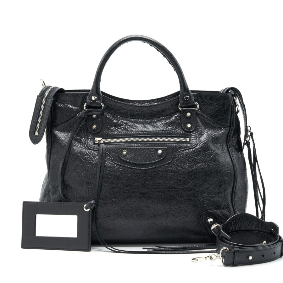 Balenciaga SHOULDER HANDBAG IN BLACK IN SHW | Studio Nafay