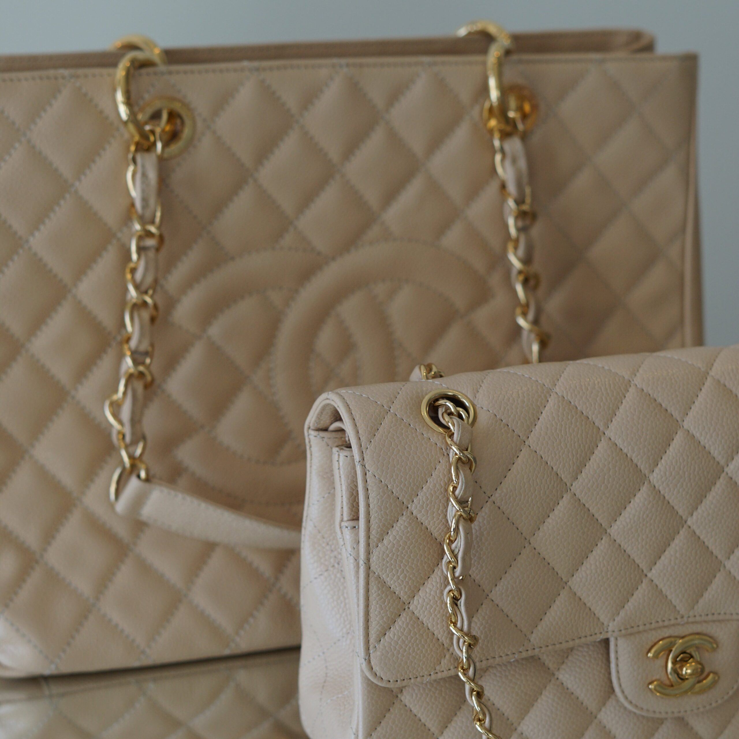 Chanel Caviar Gst Handbag Luxury Designer Handbag