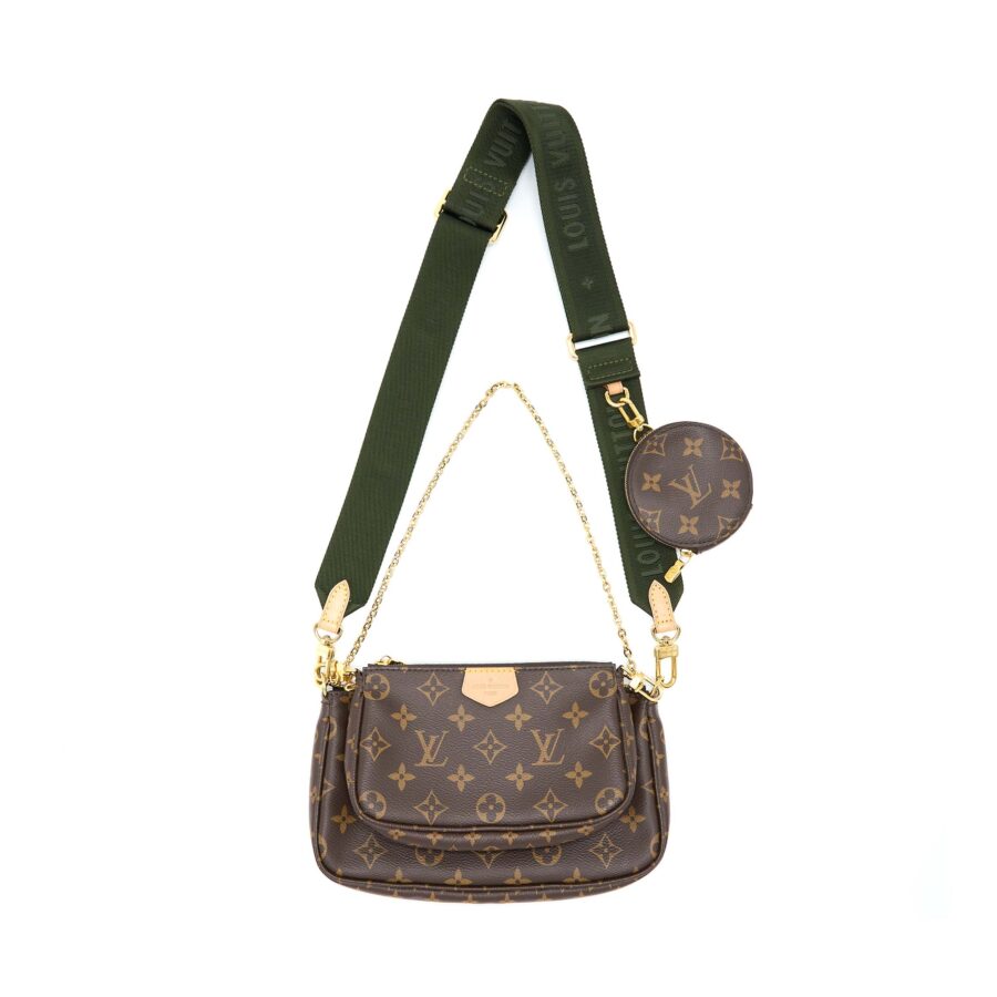 Louis Vuitton Multi Pochette With Khaki Strap GHW | Studio Nafay