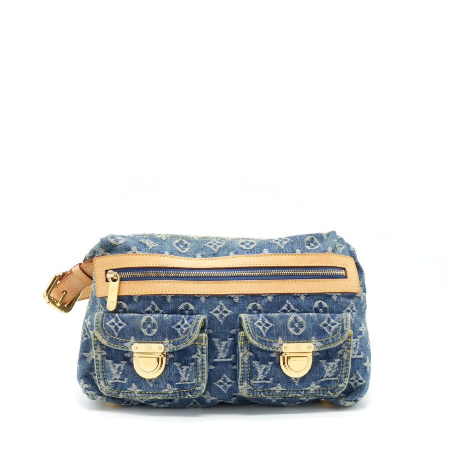 Louis Vuitton Denim Baggy PM Monogram GHW | Studio Nafay