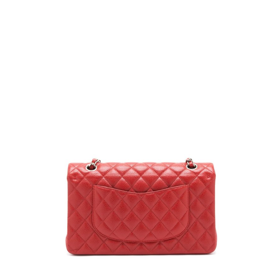 Chanel Classic Double Flap Bag Caviar Red SHW | Studio Nafay