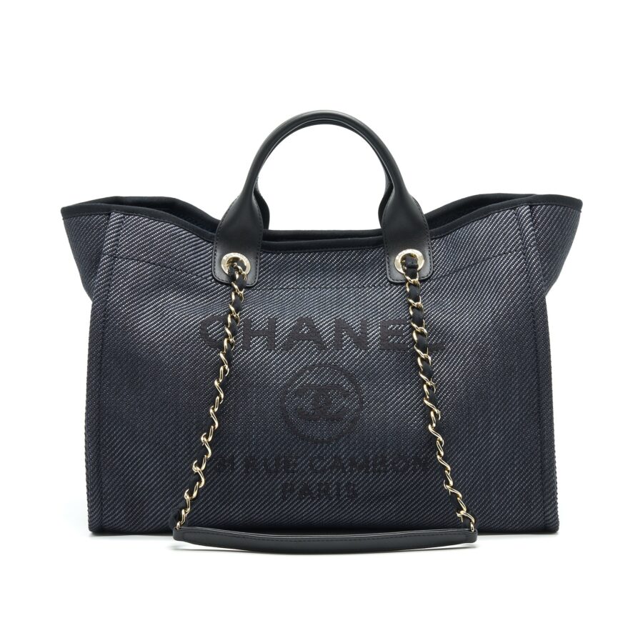 Chanel Medium Deauville Tote In Black GHW | Studio Nafay