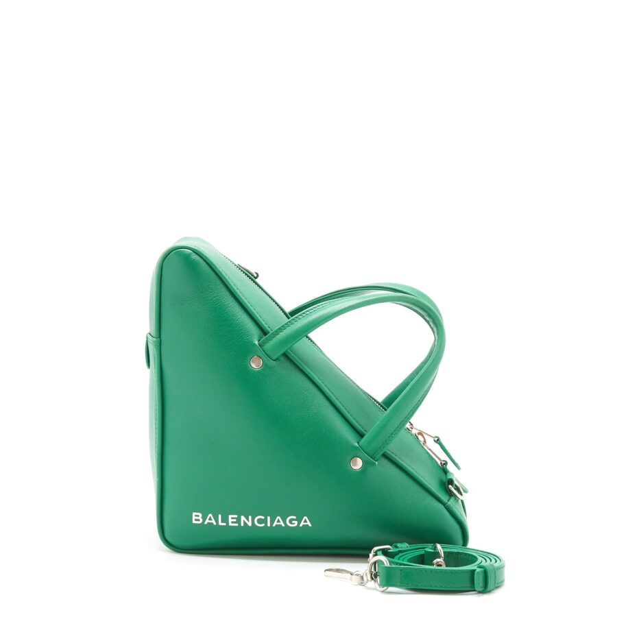 Balenciaga Triangle Duffle Bag Green | Studio Nafay