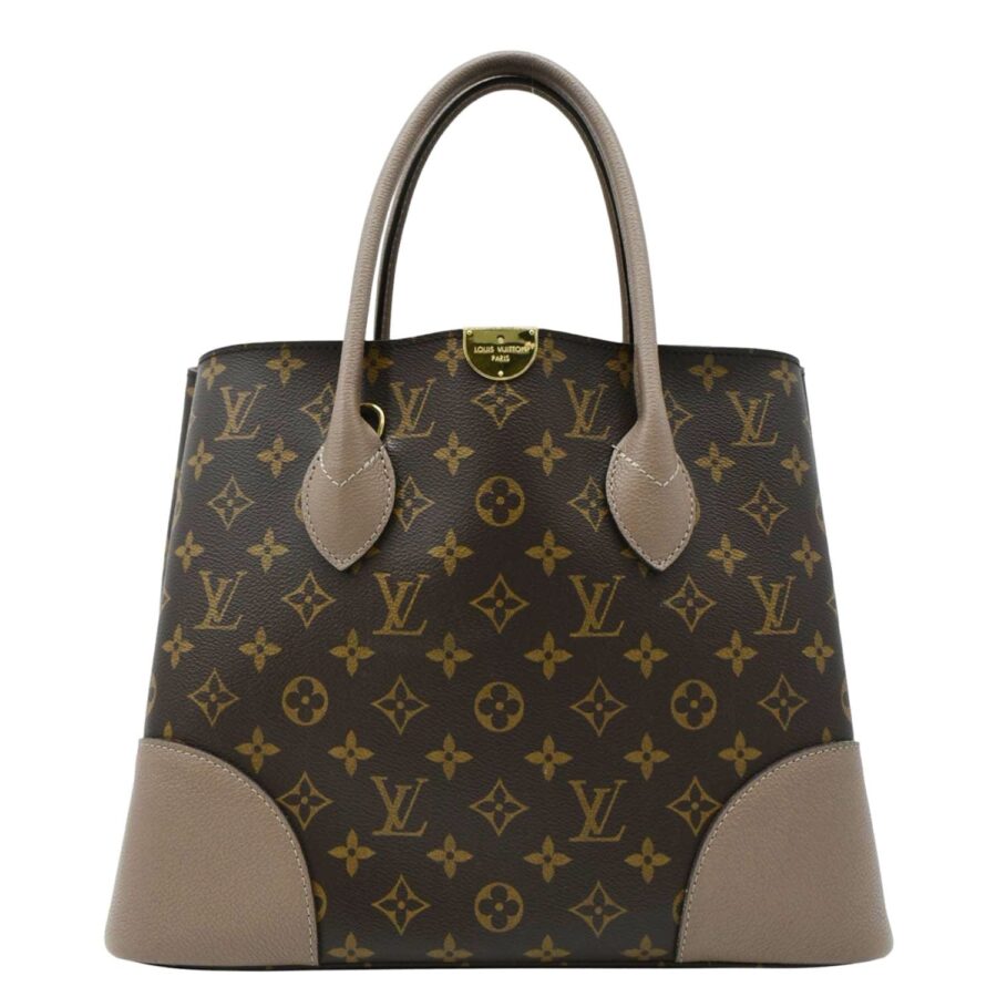 LOUIS VUITTON Flandrin Monogram Canvas Tote Shoulder Bag Brown | Studio Nafay