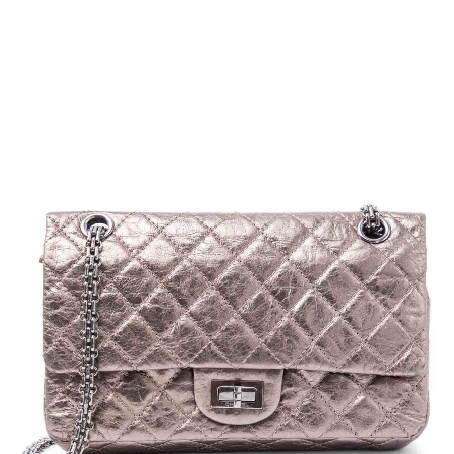 Chanel. Leather Reissue Medium Double Flap Bag Taupe | Studio Nafay