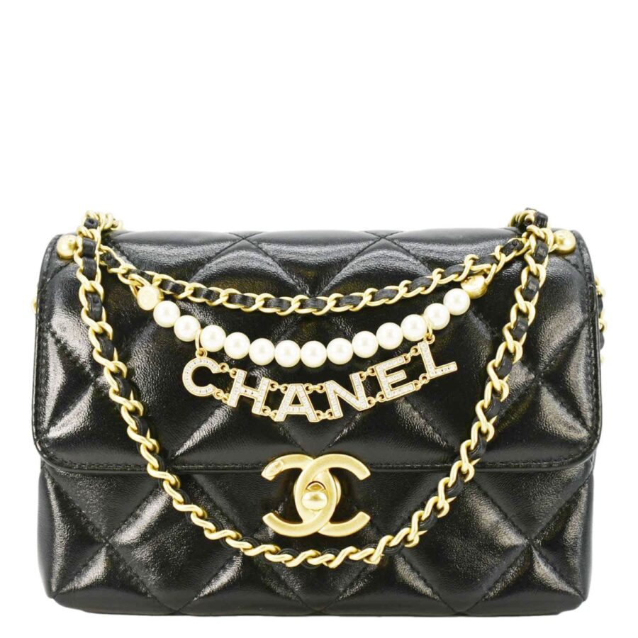 Chanel Leather Black Crossbody Bag Style 6 | Studio Nafay