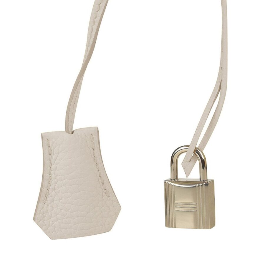Hermes Birkin 35 Bag Beton Clemence Palladium Hardware | Studio Nafay
